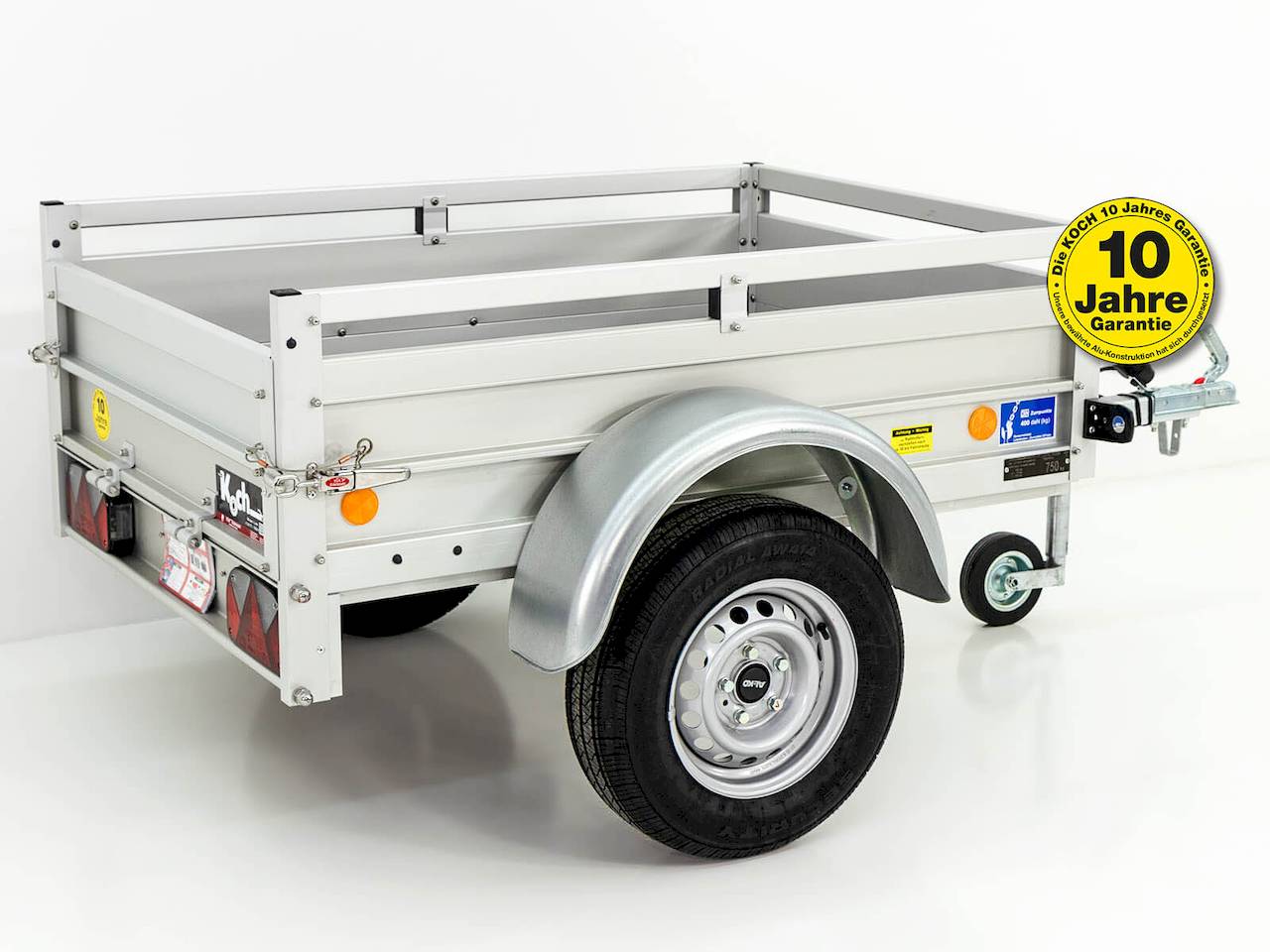 KOCH-ANHÄNGER U1 150X105X45CM 750KG TIEFLADER