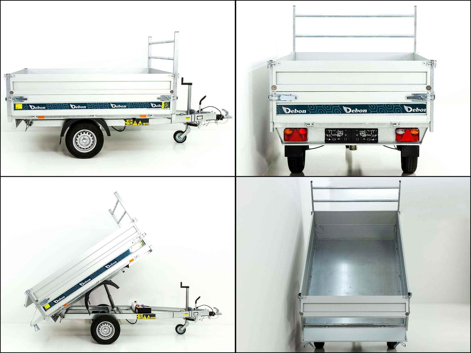 Debon Heckkipper 150x250cm 1,3t|E-Pumpe|BWA – Bild 5