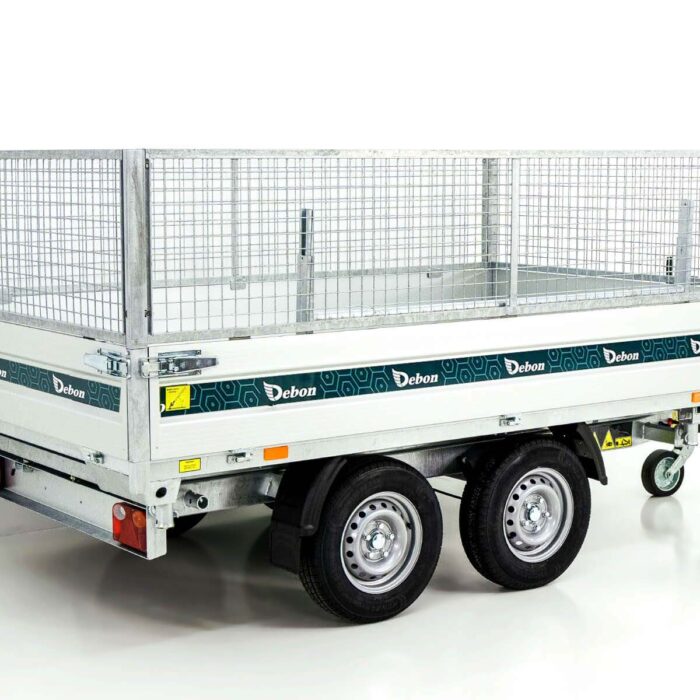 Debon Dreiseitenkipper 180×306 2,6t|E-Pumpe|Gitter