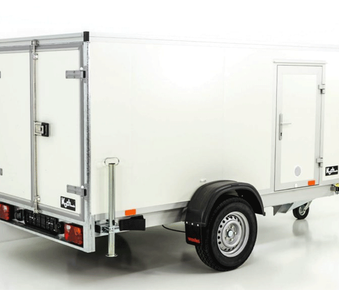 Vezeko Kofferanhänger VK Sandwich CarPort Höhe:130cm 1,3t