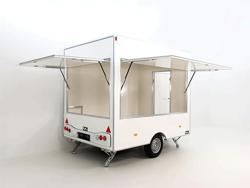 Kofferanhänger BK Verkaufsanhänger Höhe:230cm 1,3t