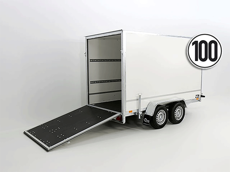 Kofferanhänger BK Höhe:180cm 2,0t|Rampe