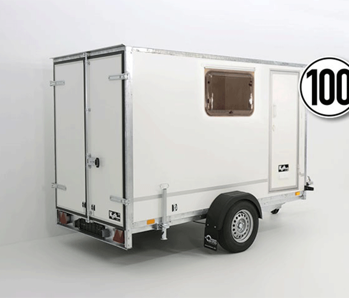 Kofferanhänger BK 146x304cm Höhe:180 1,3t|Seiten-Tür