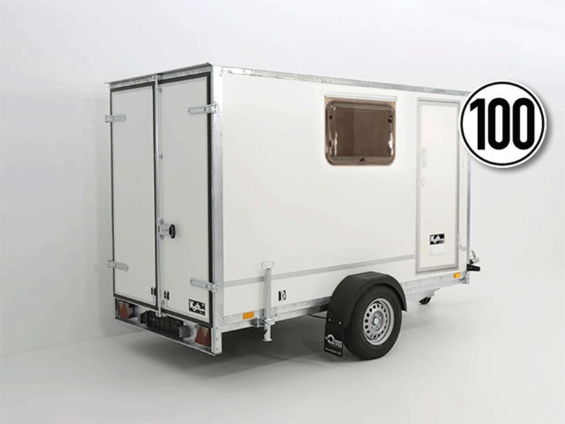 Kofferanhänger BK 146x304cm Höhe:180 1,3t|Seiten-Tür