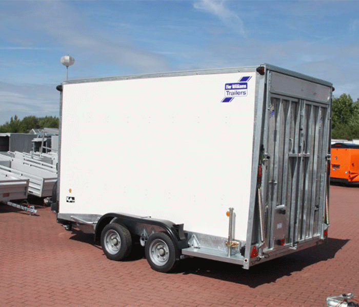 Ifor Williams Kofferanhänger BV 126G H:214cm 3,5t|Klappenkombi