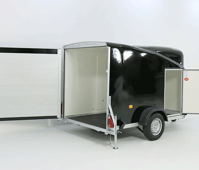 Debon Kofferanhänger DK Vollpoly H:160cm|neues Modell|schwarz