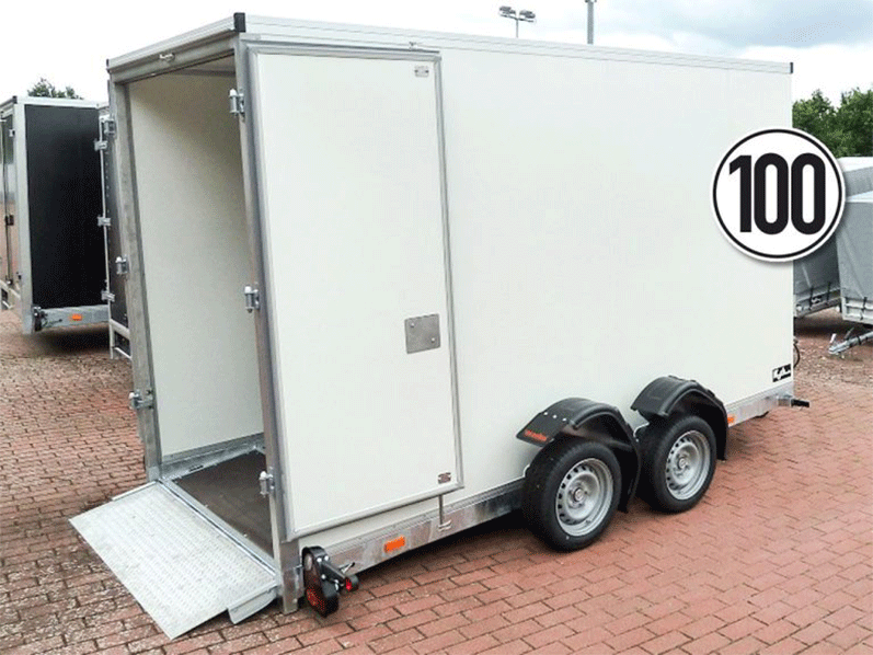 Vezeko Koffer-Absenkanhänger Höhe:210cm 2,7|CC-Wagen