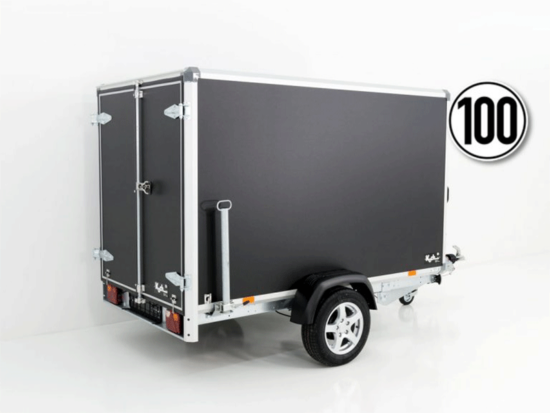 Variant Kofferanhänger Black Edition H:157 1,3t|Türen