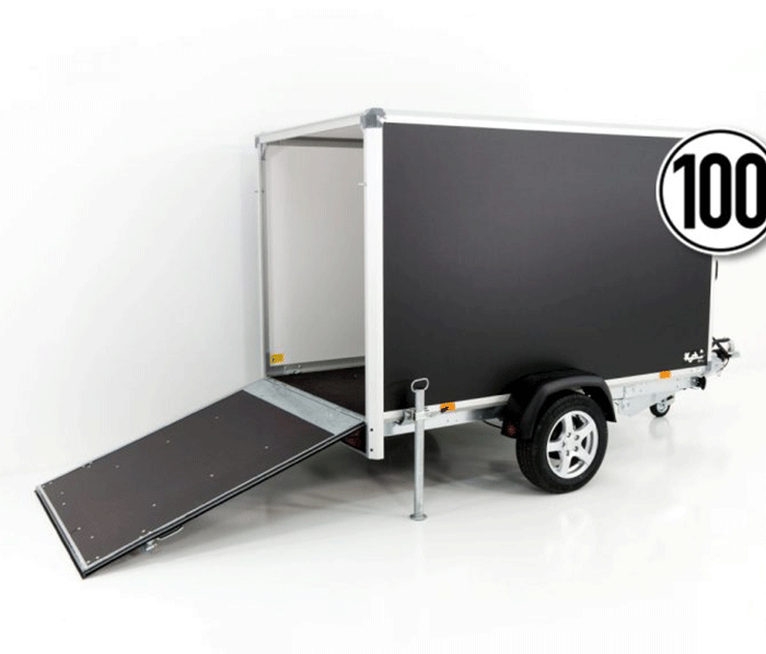 Variant Kofferanhänger Black Edition H:157 1,3t|Klappe