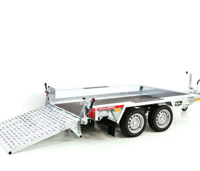 Temared Baumaschinenanhänger Builder 152x260cm 2,7t|Rampe|neu