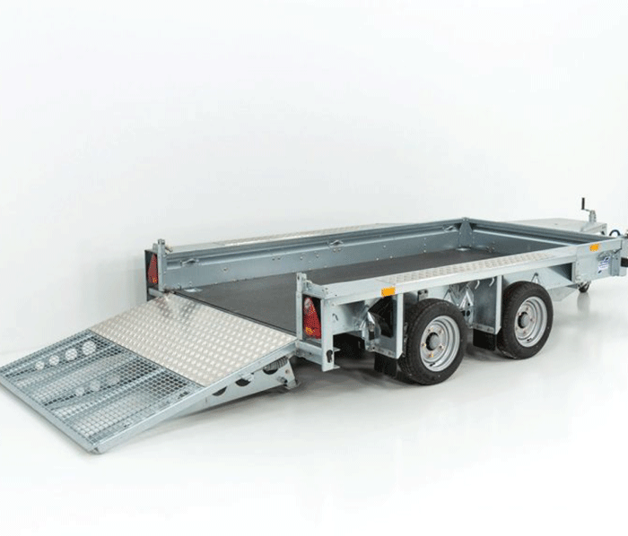 Ifor Williams Baumaschinenanhänger GX105 2,7t|Auffahrrampe