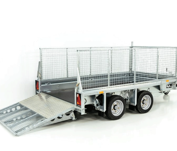 Ifor Williams Baumaschinenanhänger GX105 HD 3,5t|Auffahrrampe|Gitter