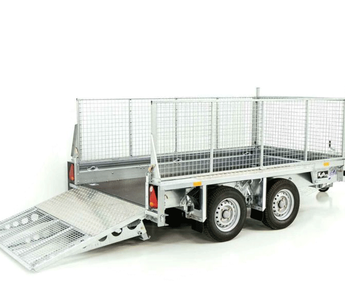 Ifor Williams Baumaschinenanhänger GX105 2,7t|Auffahrrampe| Gitter