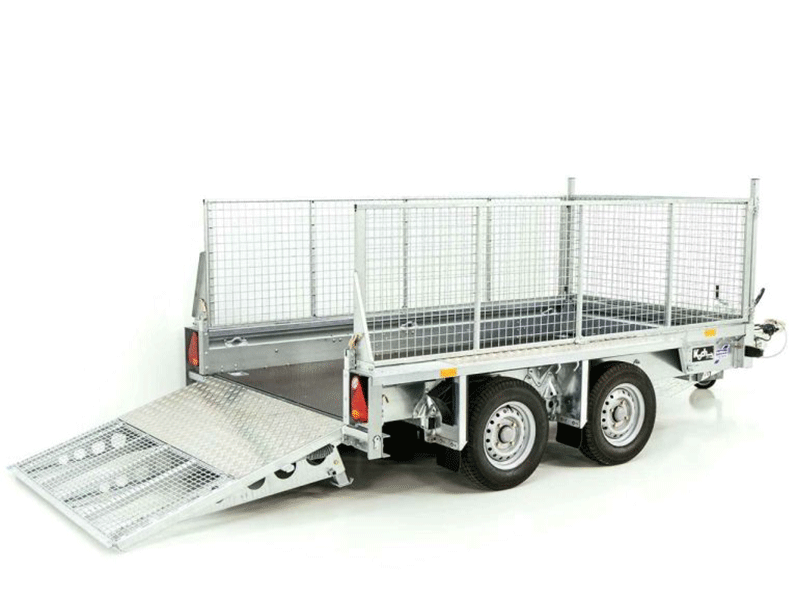 Ifor Williams Baumaschinenanhänger GX105 2,7t|Auffahrrampe| Gitter