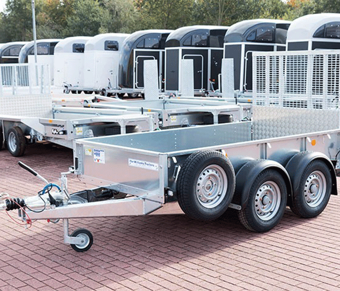 Ifor Williams Baumaschinenanhänger GD 85 158×250 2,7t|Rampe