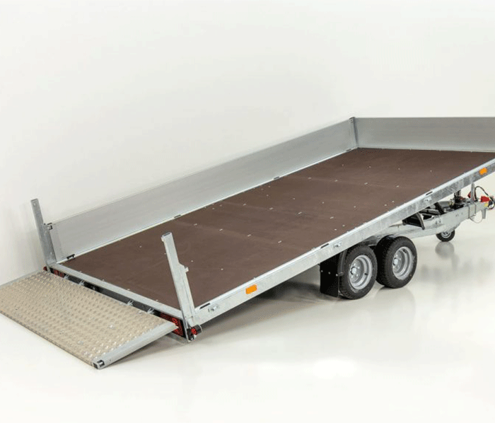 Vezeko Hochlader Anhänger J35.4|210x430cm 3,5t|Ladefläche kippbar