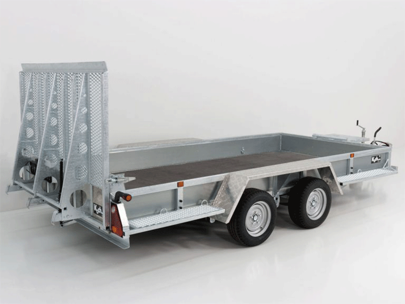 Variant Baumaschinenanhänger Maxi Load 180×400 3,5t|Rampe|Holzboden