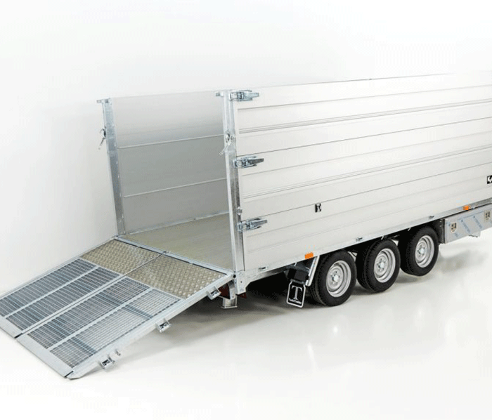 Twintrailer Multi-Heckkipper TR35-40 3,5t|192x402x140cm|TridaX